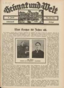 Heimat und Welt: Heimatpost: Beilage 1934.06.09 Nr23