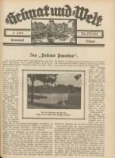 Heimat und Welt: Heimatpost: Beilage 1934.07.07 Nr27