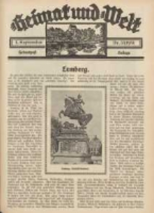 Heimat und Welt: Heimatpost: Beilage 1934.09.01 Nr35