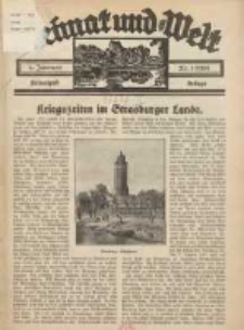 Heimat und Welt: Heimatpost: Beilage 1934.01.06 Nr1