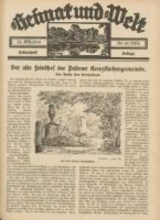 Heimat und Welt: Heimatpost: Beilage 1934.10.13 Nr41