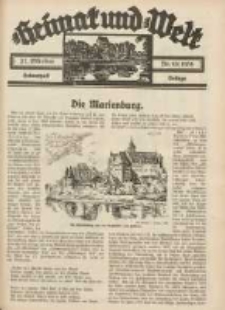 Heimat und Welt: Heimatpost: Beilage 1934.10.27 Nr43