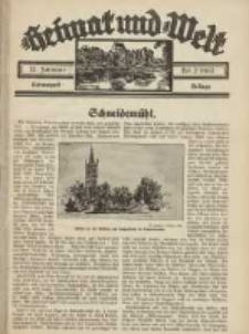 Heimat und Welt: Heimatpost: Beilage 1935.01.12 Nr2