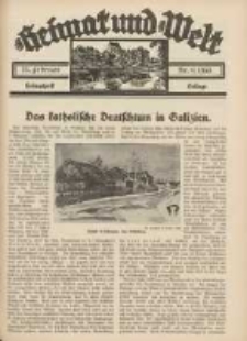 Heimat und Welt: Heimatpost: Beilage 1935.02.23 Nr8