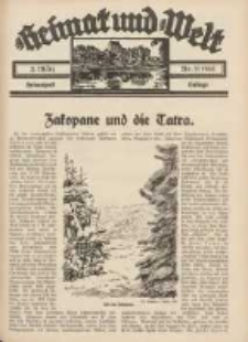 Heimat und Welt: Heimatpost: Beilage 1935.03.02 Nr9