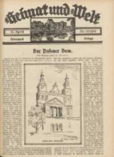 Heimat und Welt: Heimatpost: Beilage 1935.04.16 Nr15