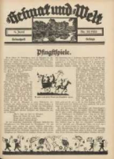 Heimat und Welt: Heimatpost: Beilage 1935.06.08 Nr23