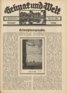 Heimat und Welt: Heimatpost: Beilage 1935.09.07 Nr36