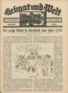 Heimat und Welt: Heimatpost: Beilage 1935.09.14 Nr37