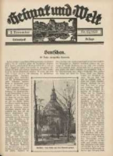 Heimat und Welt: Heimatpost: Beilage 1935.11.02 Nr44