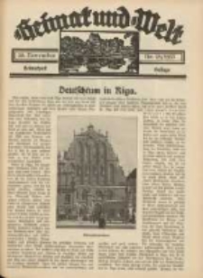 Heimat und Welt: Heimatpost: Beilage 1935.11.30 Nr48