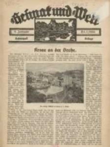 Heimat und Welt: Heimatpost: Beilage 1936.01.04 Nr1