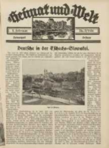 Heimat und Welt: Heimatpost: Beilage 1936.02.01 Nr5