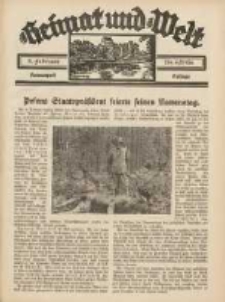 Heimat und Welt: Heimatpost: Beilage 1936.02.08 Nr6