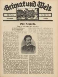 Heimat und Welt: Heimatpost: Beilage 1936.03.21 Nr12
