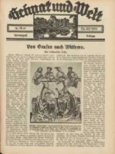 Heimat und Welt: Heimatpost: Beilage 1936.05.16 Nr20