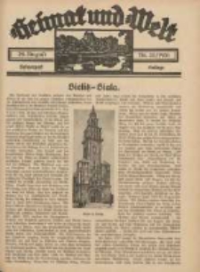 Heimat und Welt: Heimatpost: Beilage 1936.08.29 Nr35