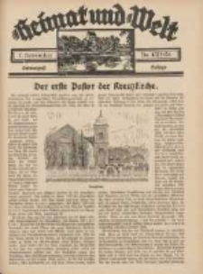 Heimat und Welt: Heimatpost: Beilage 1936.11.07 Nr45