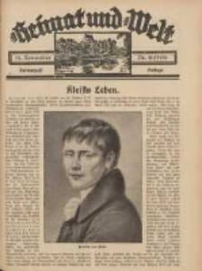 Heimat und Welt: Heimatpost: Beilage 1936.11.14 Nr46