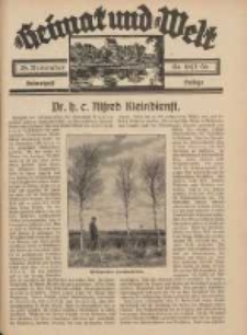 Heimat und Welt: Heimatpost: Beilage 1936.11.28 Nr48