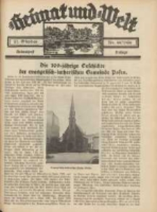 Heimat und Welt: Heimatpost: Beilage 1936.10.31 Nr44