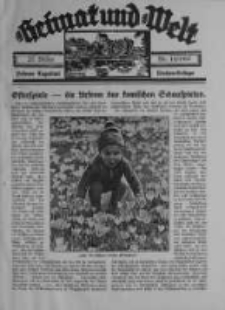 Heimat und Welt: Heimatpost: Beilage 1937.03.27 Nr13