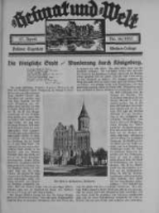 Heimat und Welt: Heimatpost: Beilage 1937.04.17 Nr16