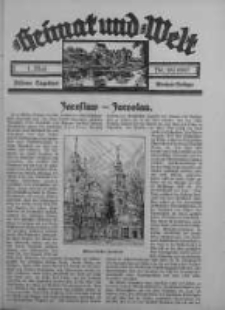 Heimat und Welt: Heimatpost: Beilage 1937.05.01 Nr18