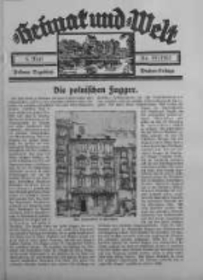Heimat und Welt: Heimatpost: Beilage 1937.05.08 Nr19