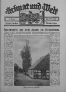 Heimat und Welt: Heimatpost: Beilage 1937.06.05 Nr23