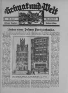 Heimat und Welt: Heimatpost: Beilage 1937.06.19 Nr25