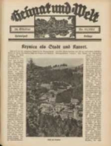 Heimat und Welt: Heimatpost: Beilage 1937.10.30 Nr44