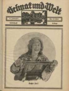 Heimat und Welt: Heimatpost: Beilage 1938.01.08 Nr2