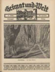 Heimat und Welt: Heimatpost: Beilage 1938.03.12 Nr11