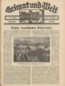 Heimat und Welt: Heimatpost: Beilage 1938.05.14 Nr20