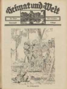 Heimat und Welt: Heimatpost: Beilage 1938.05.28 Nr22