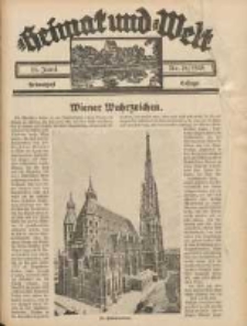 Heimat und Welt: Heimatpost: Beilage 1938.06.11 Nr24