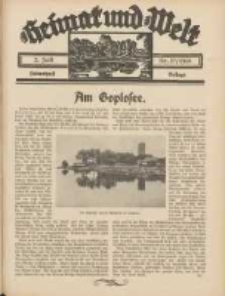 Heimat und Welt: Heimatpost: Beilage 1938.07.02 Nr27