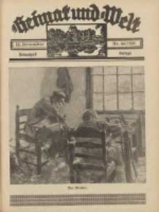 Heimat und Welt: Heimatpost: Beilage 1938.11.12 Nr46