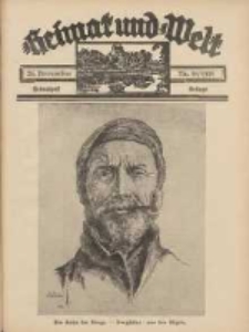 Heimat und Welt: Heimatpost: Beilage 1938.11.26 Nr48