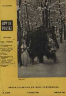 Łowiec Polski 1958 Nr3