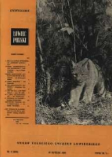 Łowiec Polski 1959 Nr4