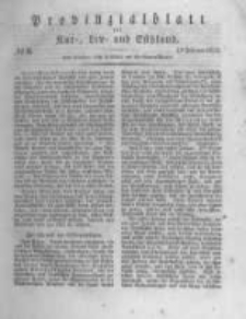 Provinzialblatt f&uuml;r Kur-, Liv- und Esthland. 1834.02.01 No5
