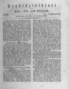 Provinzialblatt f&uuml;r Kur-, Liv- und Esthland. 1834.02.08 No6