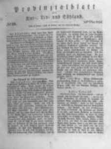 Provinzialblatt f&uuml;r Kur-, Liv- und Esthland. 1834.05.24 No21