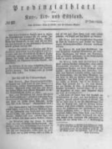Provinzialblatt f&uuml;r Kur-, Liv- und Esthland. 1834.07.05 No27