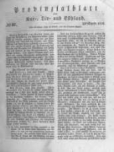Provinzialblatt f&uuml;r Kur-, Liv- und Esthland. 1834.09.13 No37