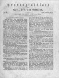 Provinzialblatt für Kur-, Liv- und Esthland. 1835.01.03 No2