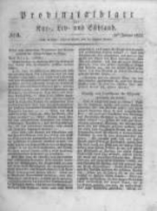 Provinzialblatt f&uuml;r Kur-, Liv- und Esthland. 1835.01.31 No5