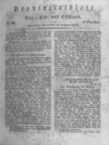 Provinzialblatt f&uuml;r Kur-, Liv- und Esthland. 1835.05.09 No19